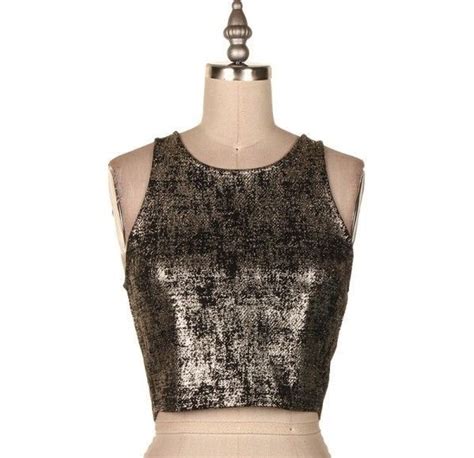 metallic fabric crop tops|metallic tops for evening wear.